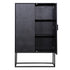 Laxon Black 2 Door Cabinet
